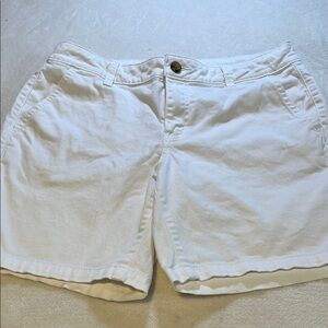 a.n.a White Bermuda Shorts Summer Staple